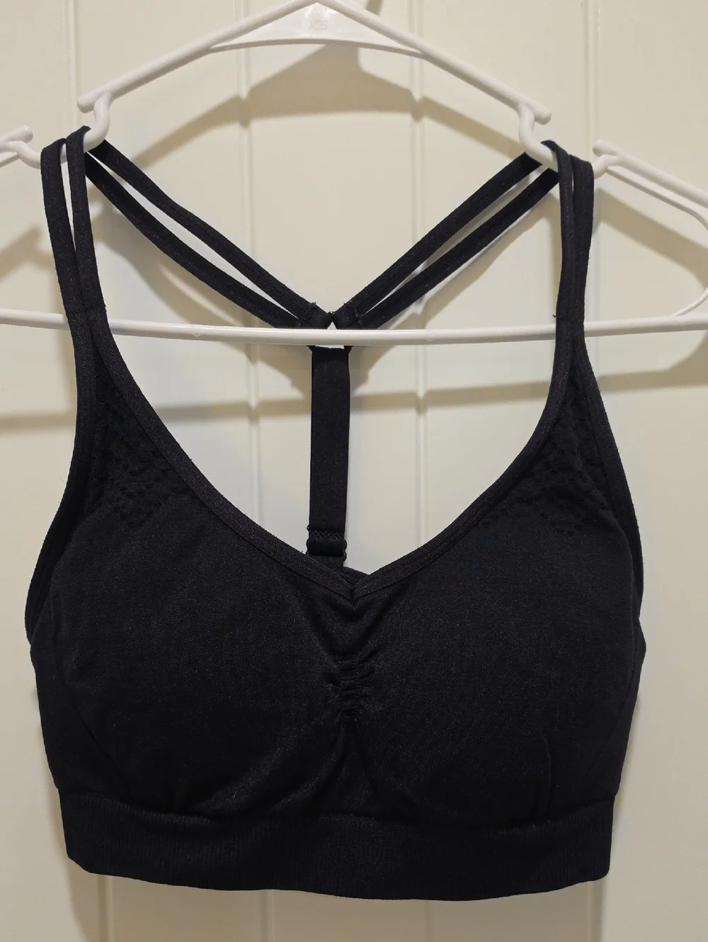 Yogalicious Black Strappy Racerback Sports Bra Size Small - Picture 4 of 4